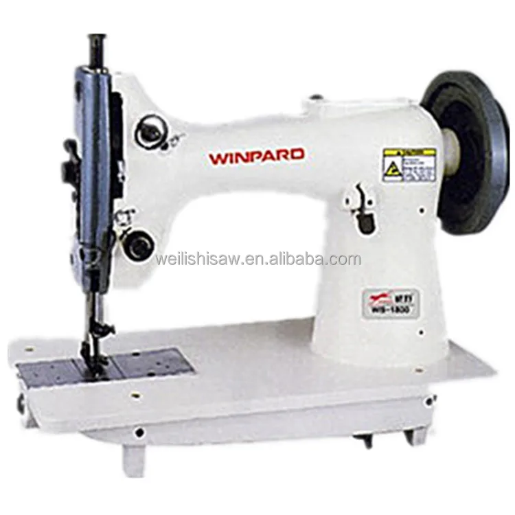 Single Needle Lockstitch Mocha Industrial Sewing Machine WB-1800 8mm Max. Sewing Thickness 50/49KGS WINPARD