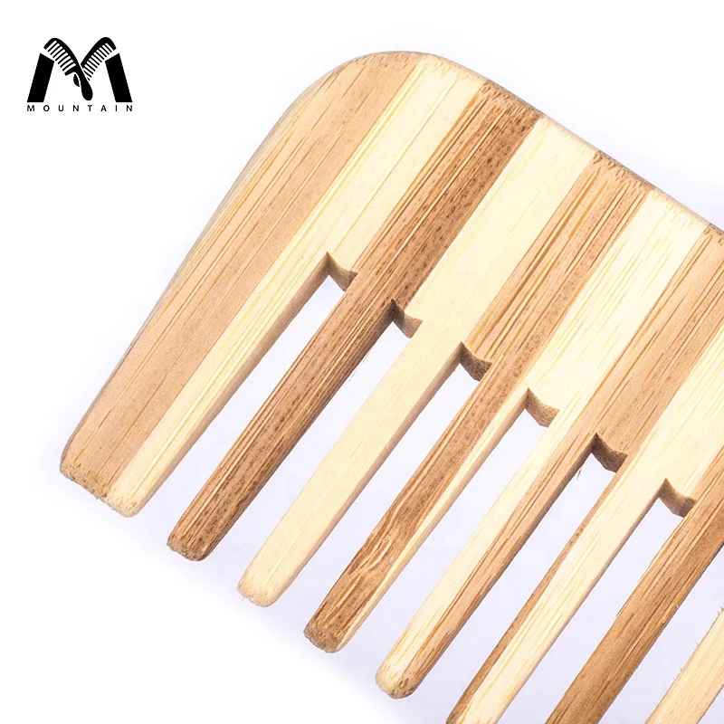Hot-selling Wholesale Natural Bamboo Travel Wooden Hair straightener Comb