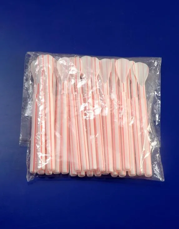 Multicolour Spoon Straw Disposable Spoon Plastic Drinking Straw Party Ice Smoothies MilkShake Bar Snow Cone Candy Spoon