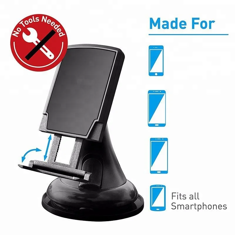 Starsky Universal Dashboard/Windshield Magnetic Car Mount Phone Holder Strong Magnet & Support Feet for Phone
