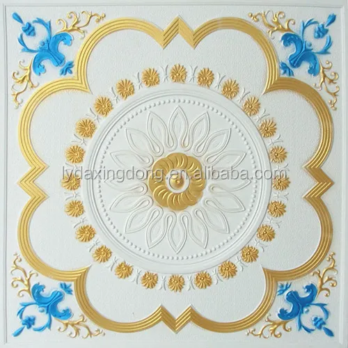 Golden color gypsum ceiling board