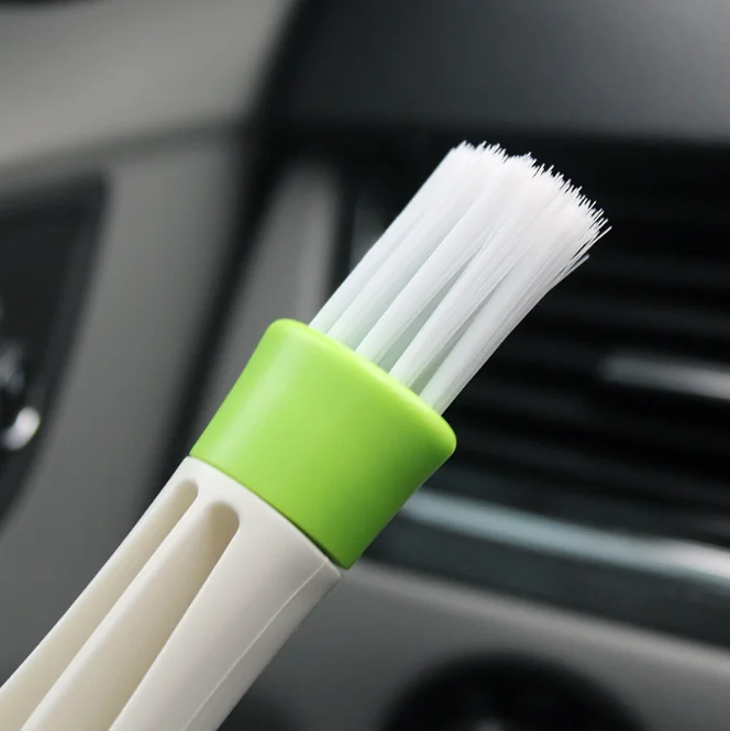 Double Head Automobile Air Conditioner Outlet Cleaning Brush
