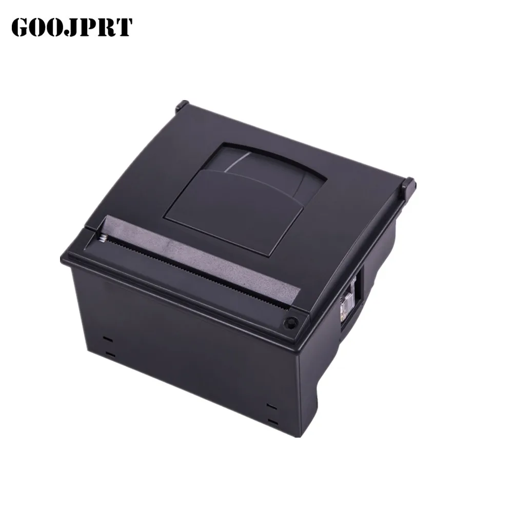 3-inch 12V POS kiosk embedded thermal printer with auto cutter 80mm panel printer for vending machine