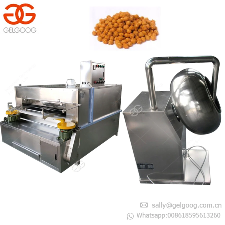 High Quality Peanut Sugar Coated Peanut Chocolate Wrapping Confectionery Coating Machine