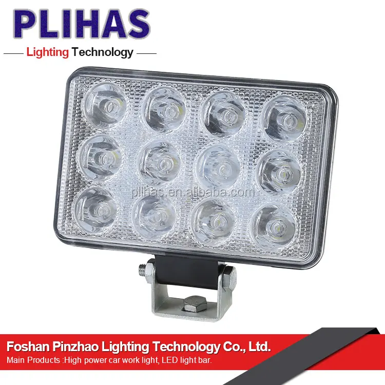 Car accessories 5 inch area 36W led offroad fog flood work light for truck, jeep, tractor, car