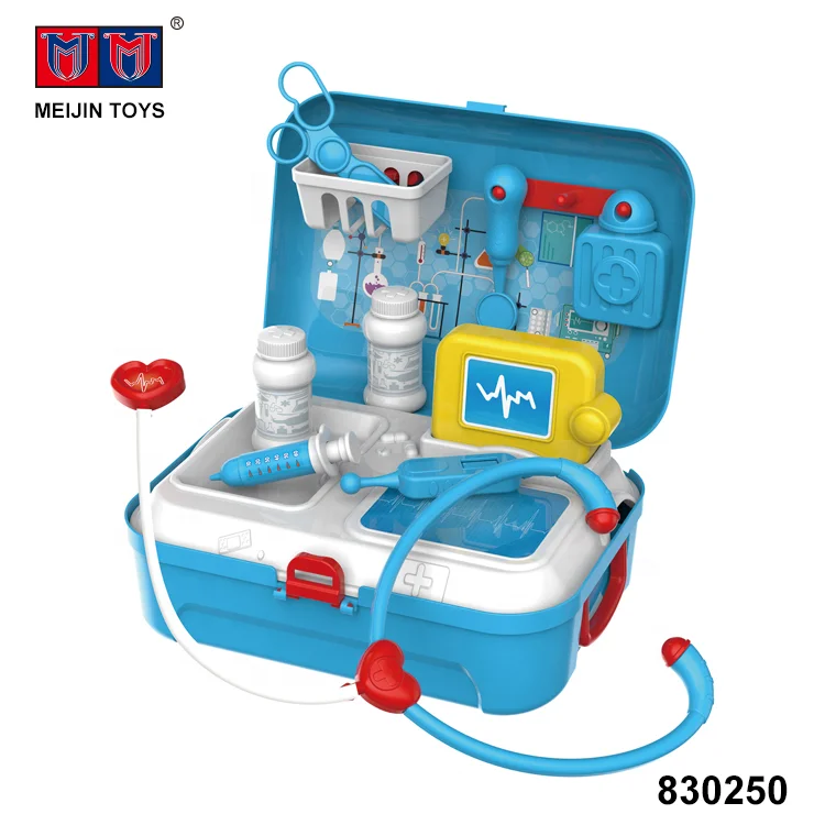 
17PCS plastic medical doctor set toy pretend play for kids  (62153477388)