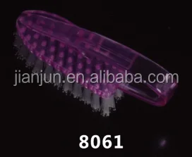 
Factory direct sale plastic crystal scrub brush clothes washing brush 