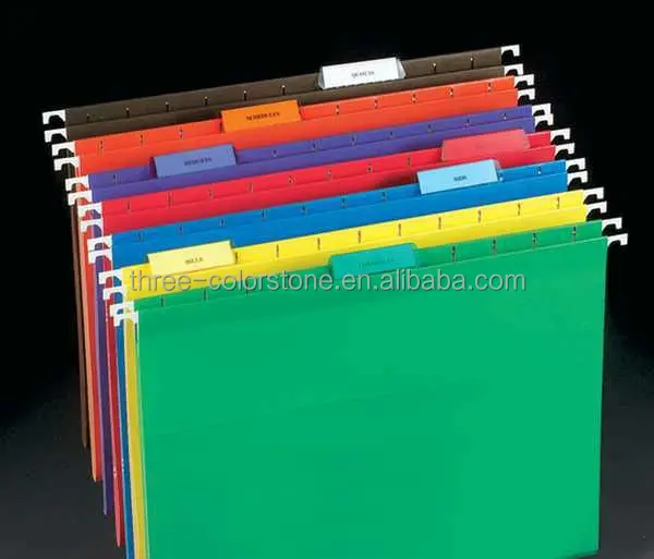 25 шт./коробка, цветные пластиковые вкладки и пустые вставки, подвесные папки для файлов