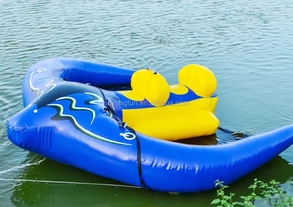 Inflatable Manta Ray Flying Towable Watercraft, Inflatable Flying Fish Water Game Toys