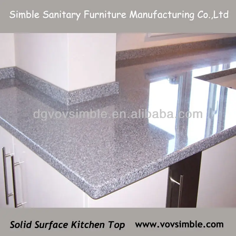 SIMBLE mass production acrylic resin kitchen counter