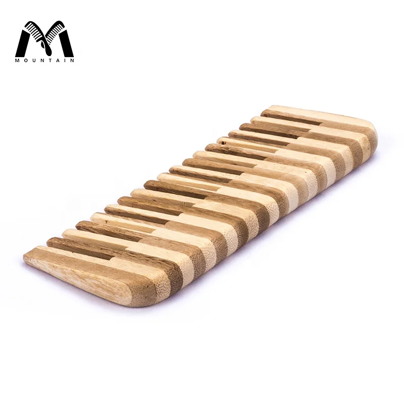 Hot-selling Wholesale Natural Bamboo Travel Wooden Hair straightener Comb