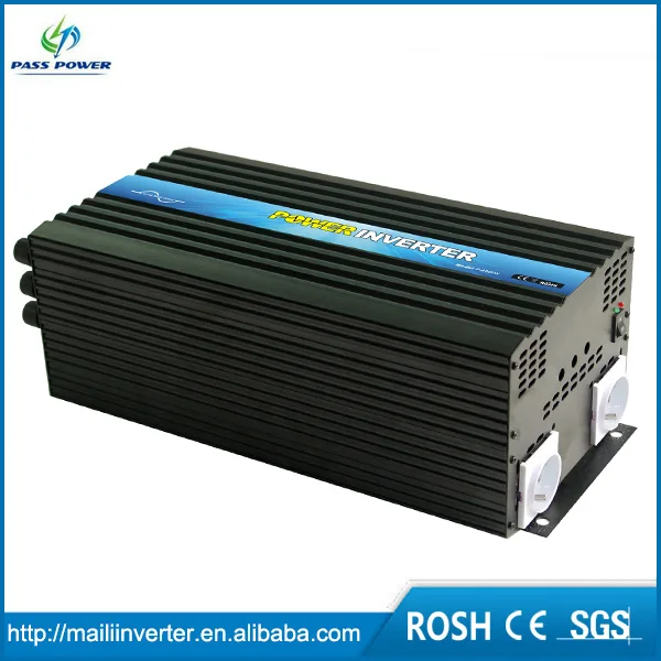 мягкий старт функции 4000w чистый синус волны инвертор со встроенным предохранителем