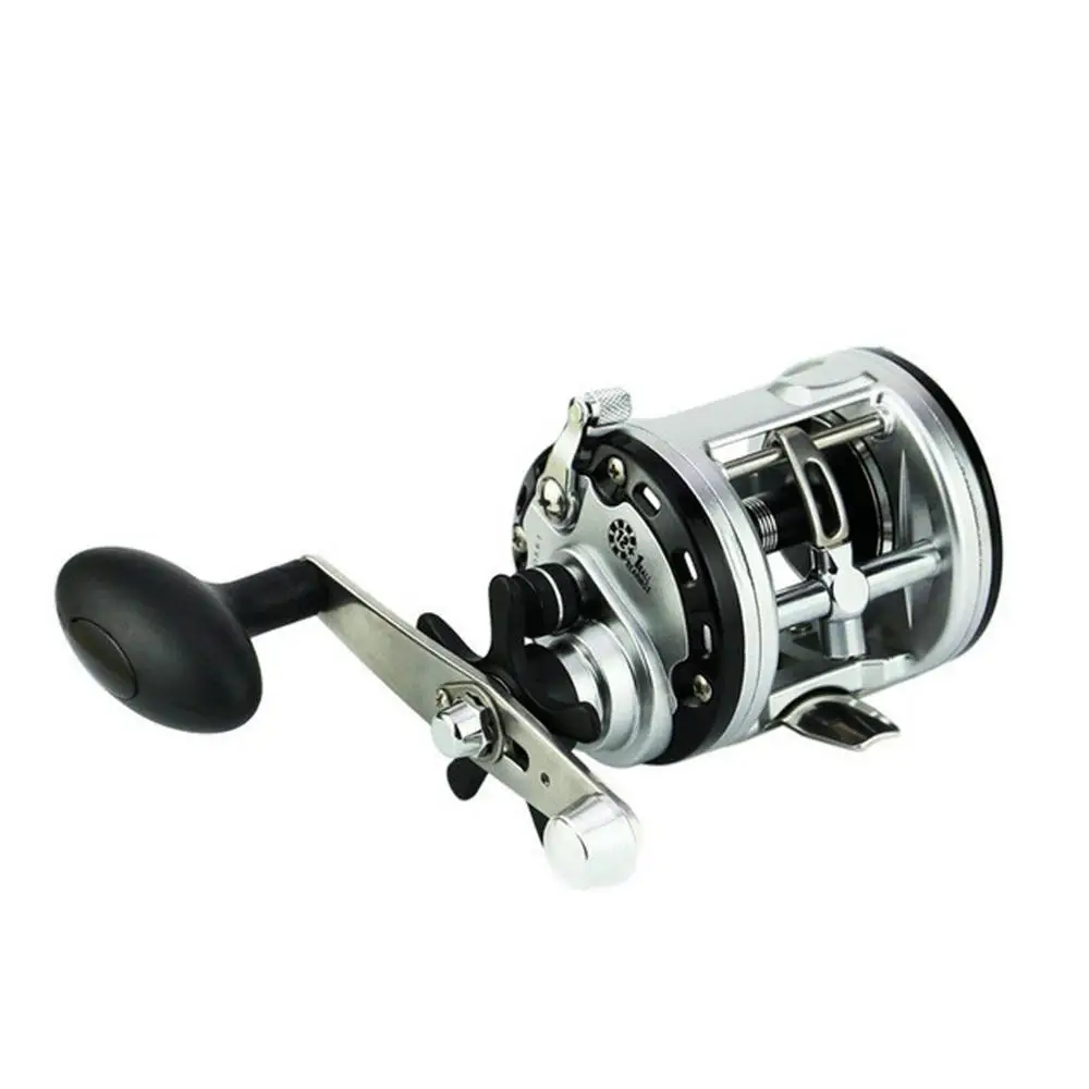 Saltwater Fishing Reel Drum Trolling Reel 12+1BB JCA Sea Drum Boat Trolling Reel