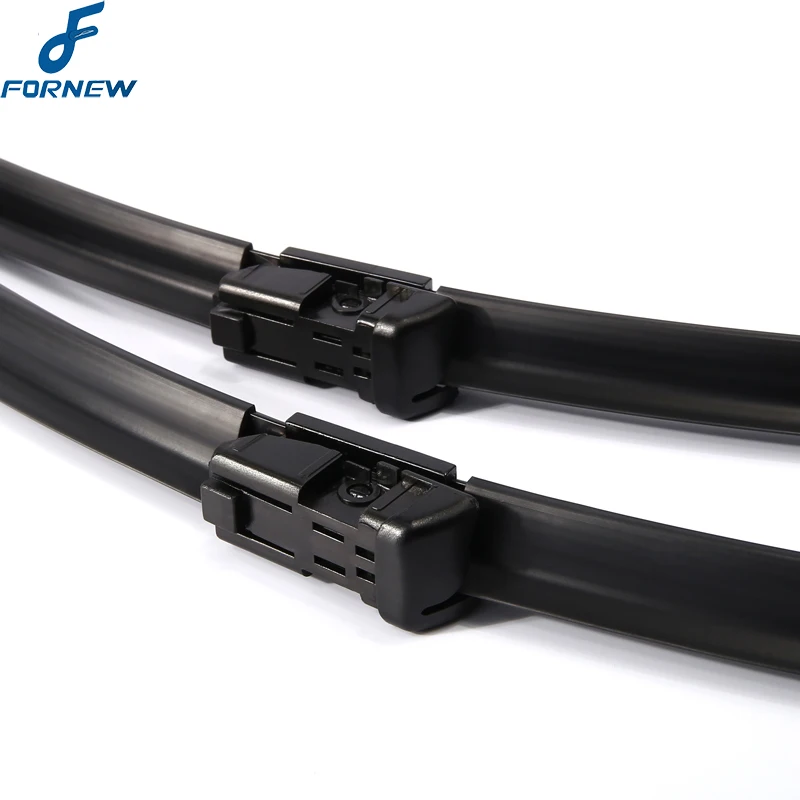 Fornew Car Front Windshield  Wiper Blades for Volvo S80 Mk2 Fit 21 mm Push Button Model Year From 2006 - 2016