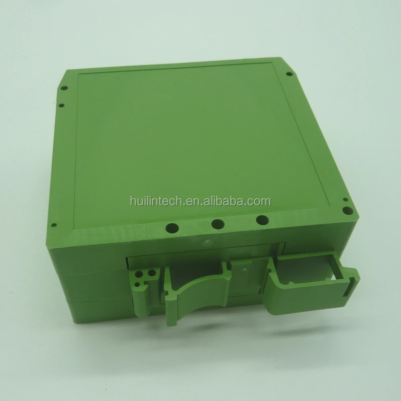 Соединительный зеленый пластиковый корпус PCB для электронных приборов