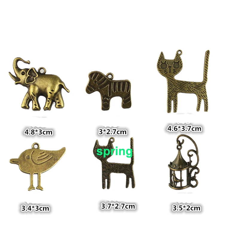 Manufacturer Custom Antique Bronze Keys Vintage Key shaped pendant DIY Pendant Bookmark Metal Charms Decorations