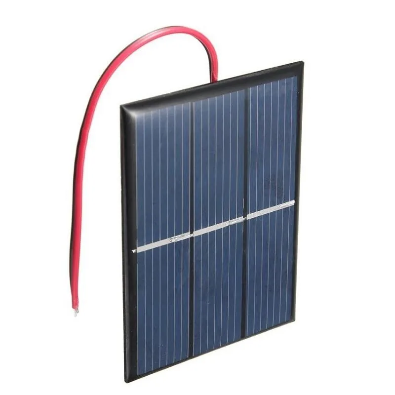 0.65W 1.5V Solar Cell Polycrystalline micro solar panel lamp Module DIY Solar Charger+15CM Cable solar panel for house