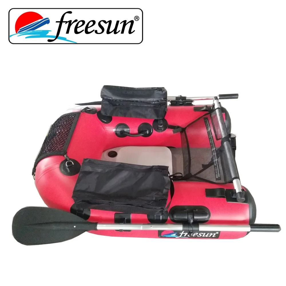 CE PVC wholesale Mini 1 person single fishing boat inflatable pontoon fishing boat American belly boat