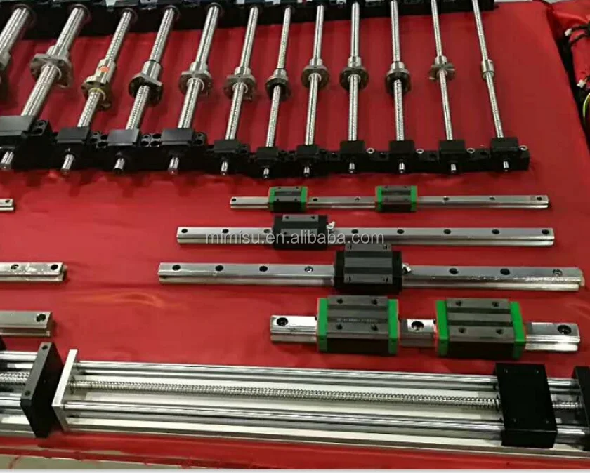 rolled thread tbi ball screw SFU1605 1000mm for CNC machine