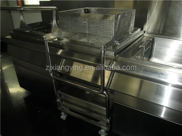 XYXZ-2(E) Commercial kitchen machine deep fryer/kfc equipment two tanks two baskets stainless steel gas deep fryer