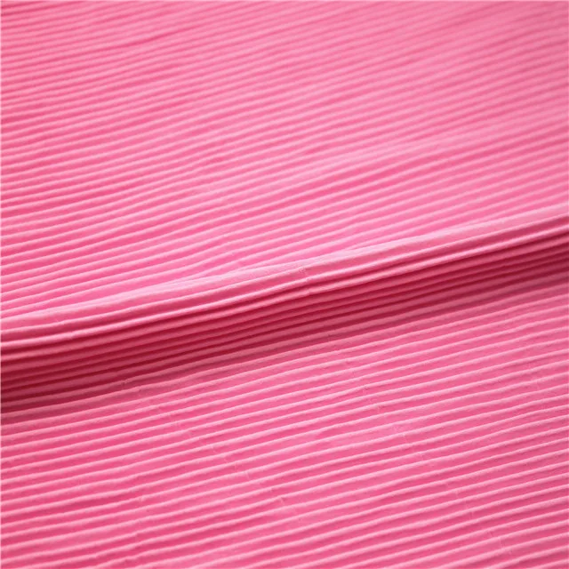 hot sale crinkle 100% polyester woven fabric crinkle for summer dress