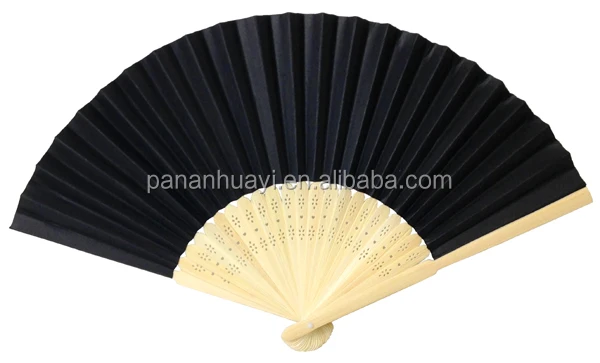 Custom Chinese Promotional Small Bamboo Fabric fan Folding Hand Held Paper Fans as Gift