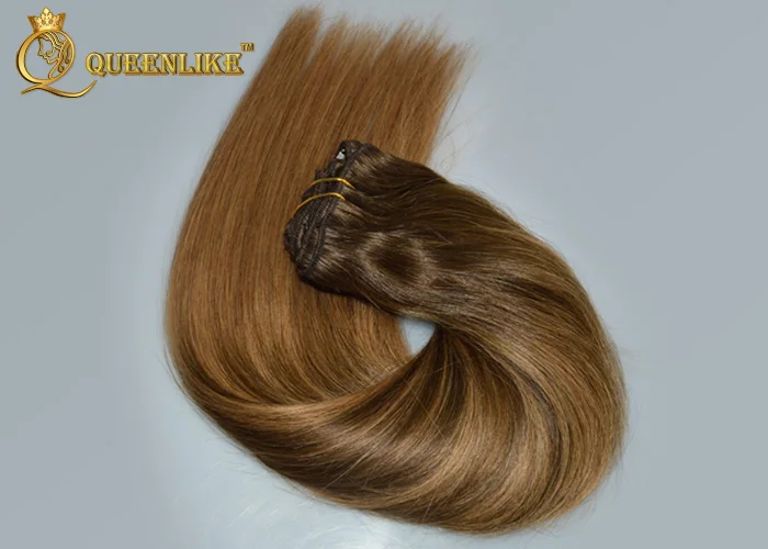 
Leading Hair Manufacturer High Quality No Smell Remy balayage Clip In Human Hair extensions 