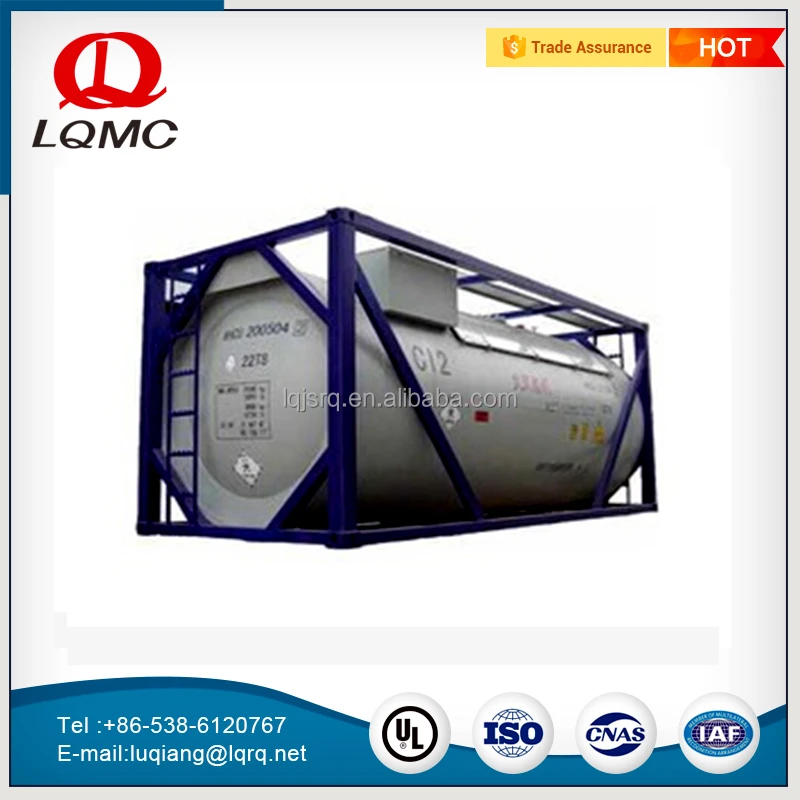 20000L carbon steel liquid storage iso tank containers price