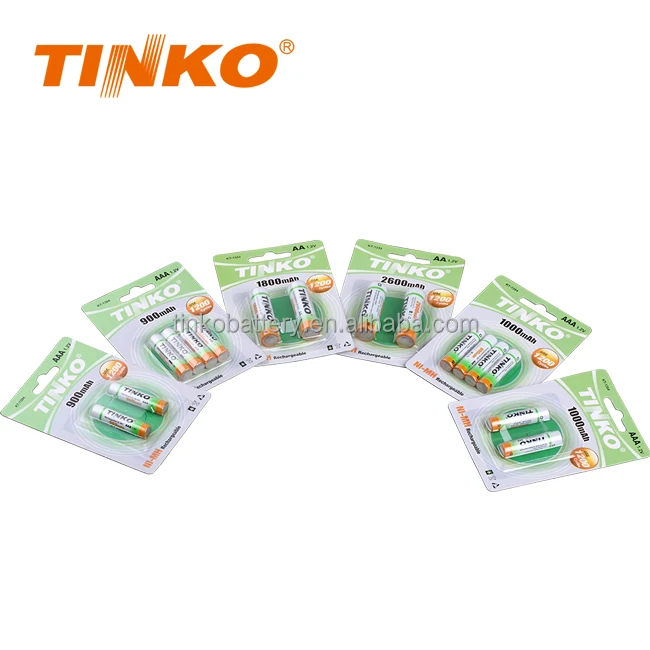 Hot sale AAA battery 1.2V (TINKO ni-mh rechargeable battery)