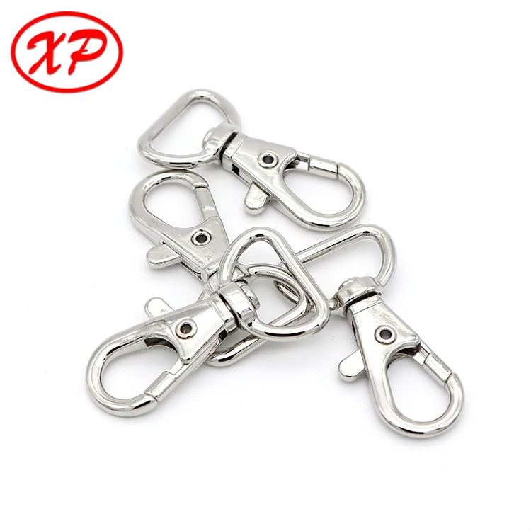 Hot sale hk Zinc alloy handbags key metal dog snap hook
