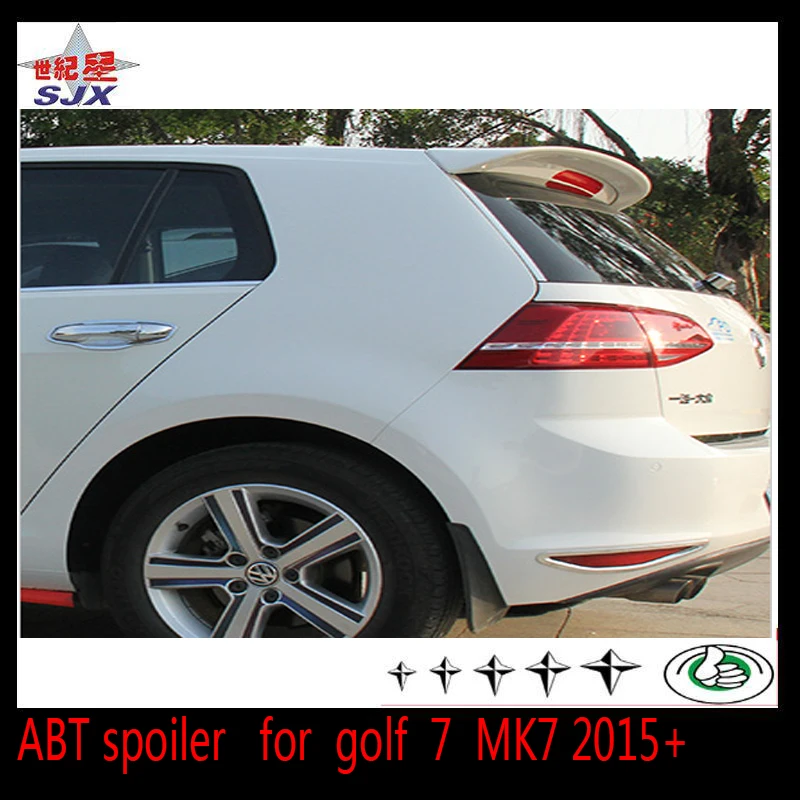 Factory direct sale spoiler rline/abt/gti for Volkswagen golf 7 oettinger spoiler vw golf 7 mk7 roof spoiler for golf new car