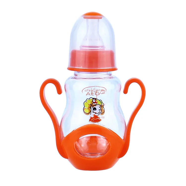 Different style customized logo color baby feeding bottle