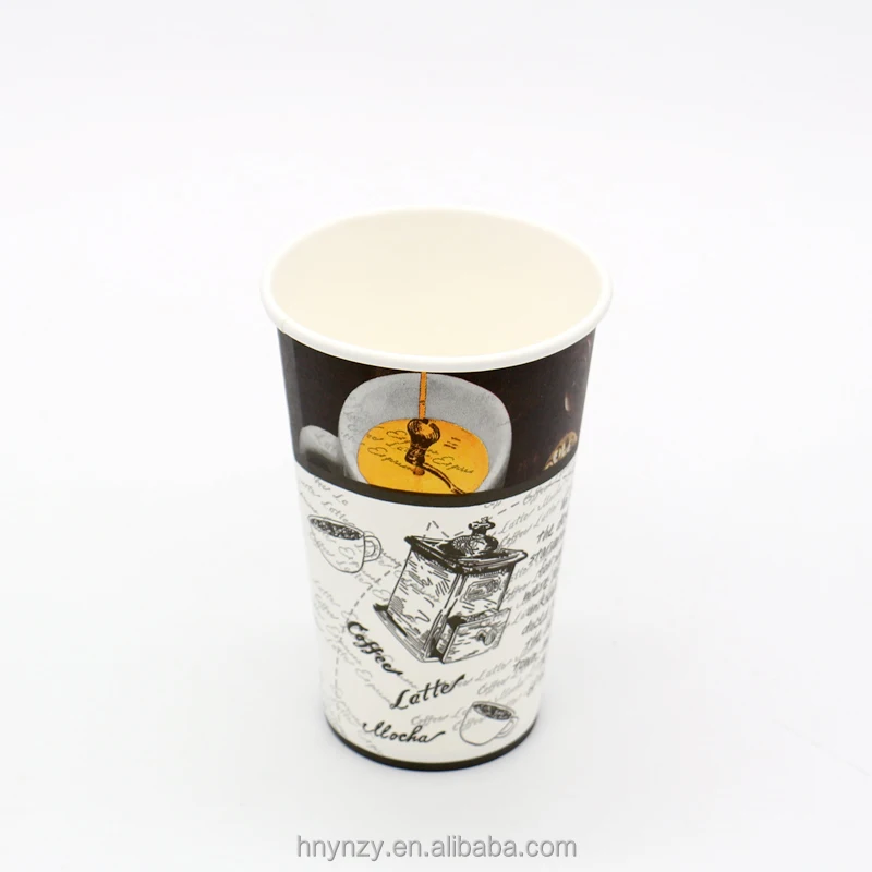 
China supplier double PE 8oz/12oz/14oz /16oz custom logo printed cold drink paper cup  (60765111976)