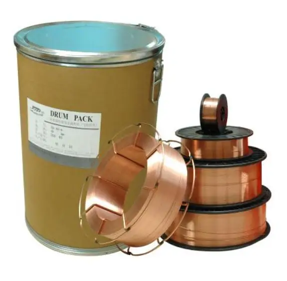 Drum Packing CO2 Mig Welding Wire AWS A5.18 ER 70S-6 0.8mm 1.0mm 1.2mm
