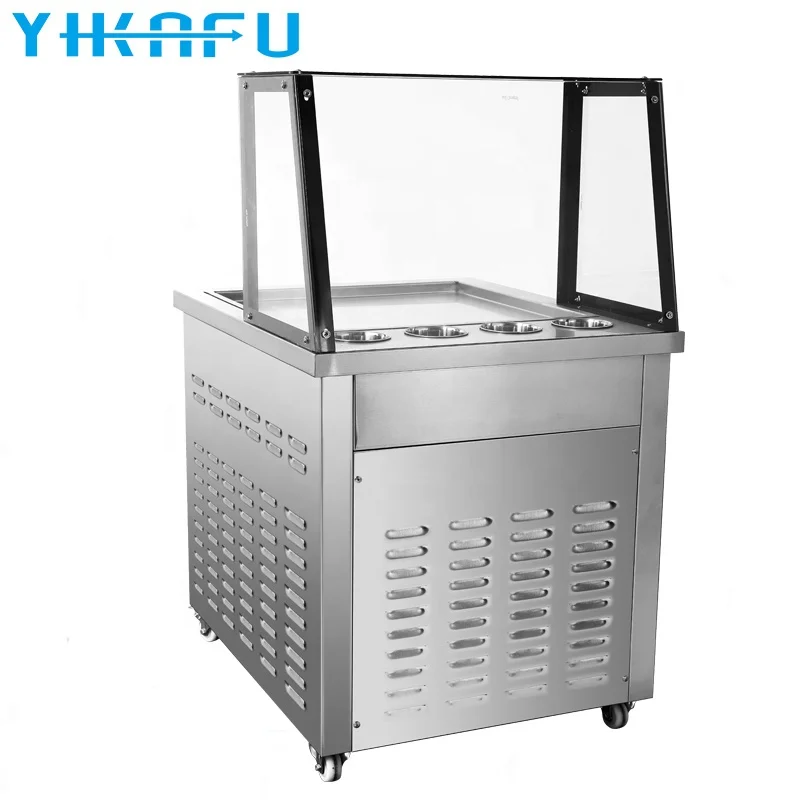 China suppliers fast freezing  roll ice cream machine fried