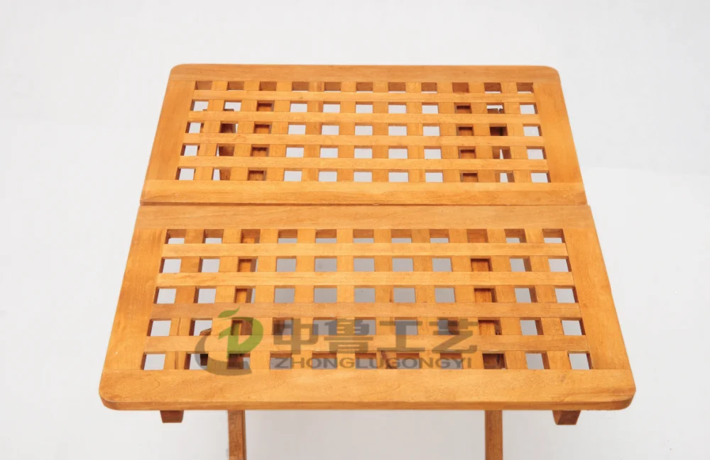 Solid wood furniture living room round tea table picnic table