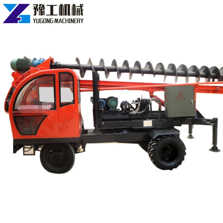 
Safety assured drilling machine mounted tractor Pile Driver for large commercial projects 