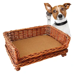 Renel Wholesale  Willow Wicker Luxury Dog Pet Bed