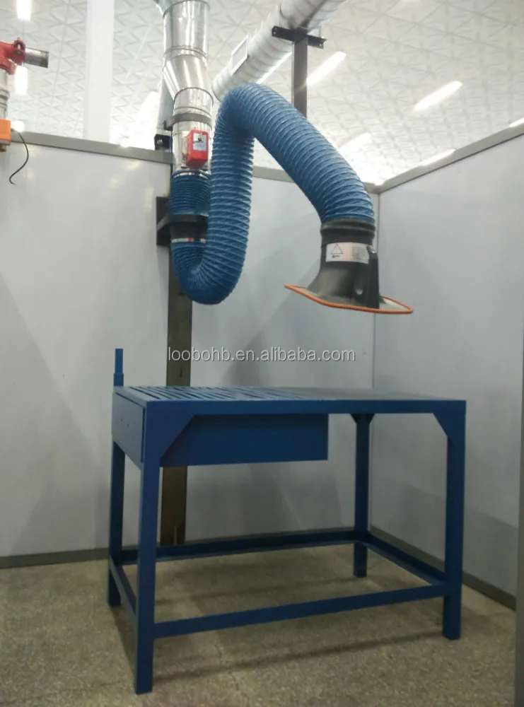 Flexible fume extraction arm/welding suction arm for dust collection system