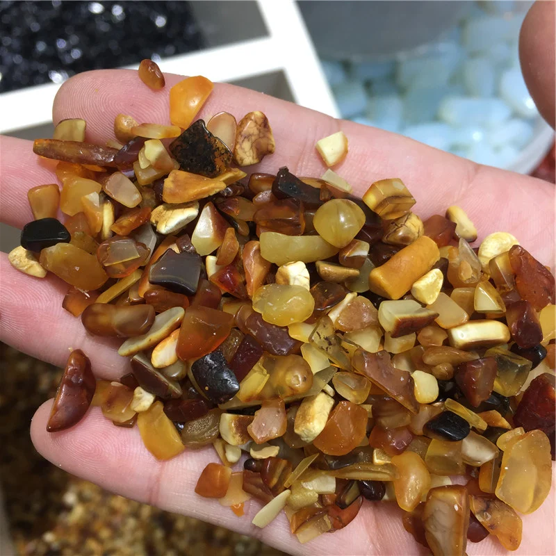 
Natural Rock Beeswax Rough Stones Raw Amber Gravel For Home Decor 