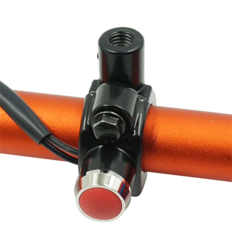 22 мм M10 кронштейна для руля велосипеда байка мотоцикла переключатель с роговыми пуговицами мощность начать переключатели жгутом проводов