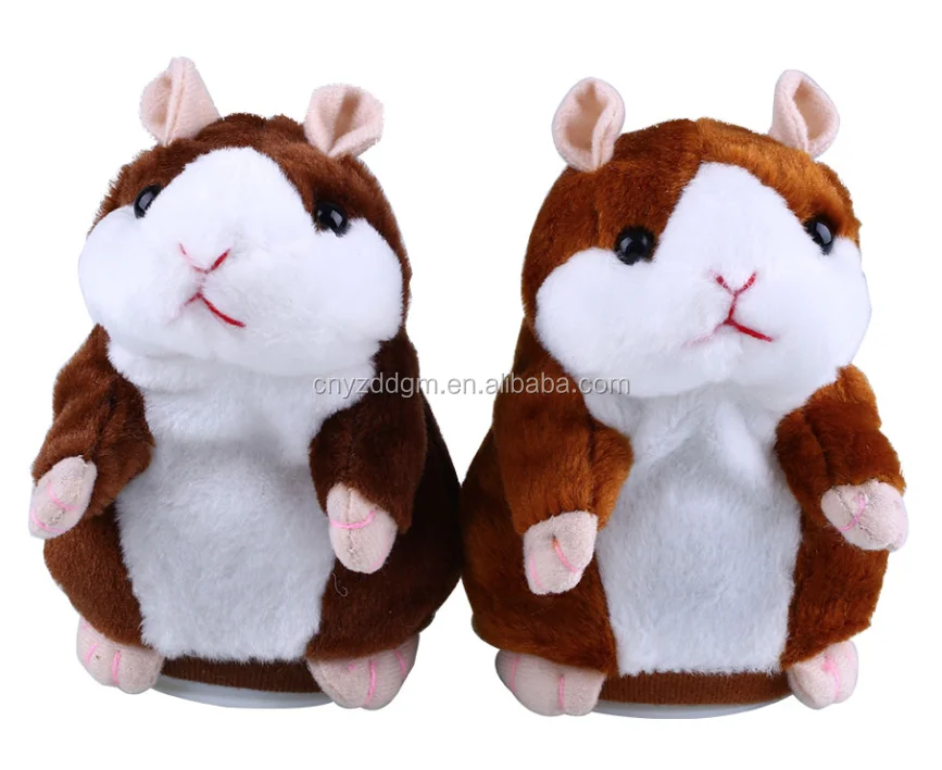 wholesale repeat talking hamster plush toy moving hamster toy