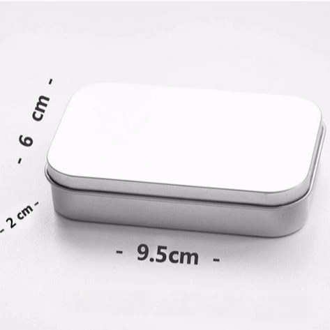 mint tin box  small rectangle metal case