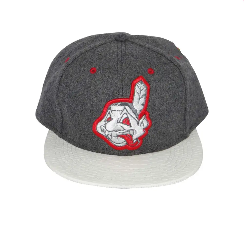 custom blank plain 6 panel grey snapback winter autumn baseball hat and cap