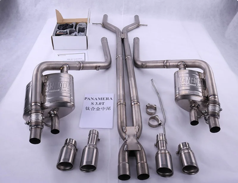 Прямая продажа с завода, модифицированный титановый клапан управления выхлопной трубой автомобиля, глушитель выхлопной трубы для Panamera S 3,0 T