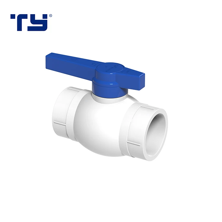 Good Quality PVC UPVC Rubber Joint Plastic Fitting Water Supply TIS Standard Valve (Socket)