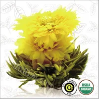 Handmade jasmine tea,flower blooming tea with good taste