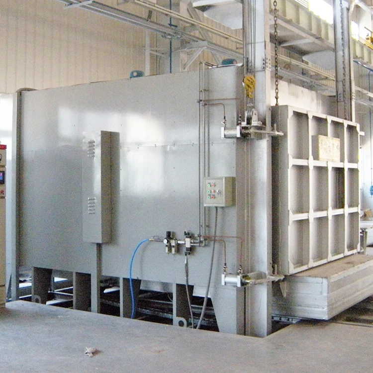 Factory Price bogie hearth hot air circulating drying tempering furnace, trolley type tempering heat treatment furnace