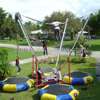 4 in one Mobile bungee trampoline for adults and kids quality guaranteed