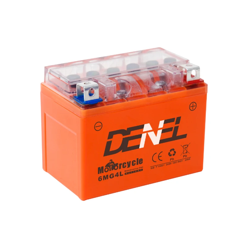 DENEL New Technology Pattented 12V4Ah 6MG4L Gel Motorcycle Battery